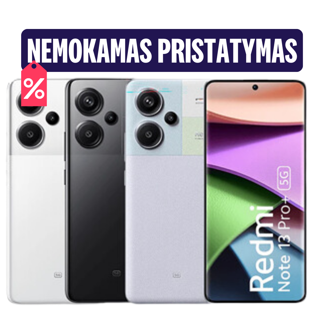 Xiaomi Redmi Note 13 Pro+ 5G, 512 GB, white - Išmanusis telefonas