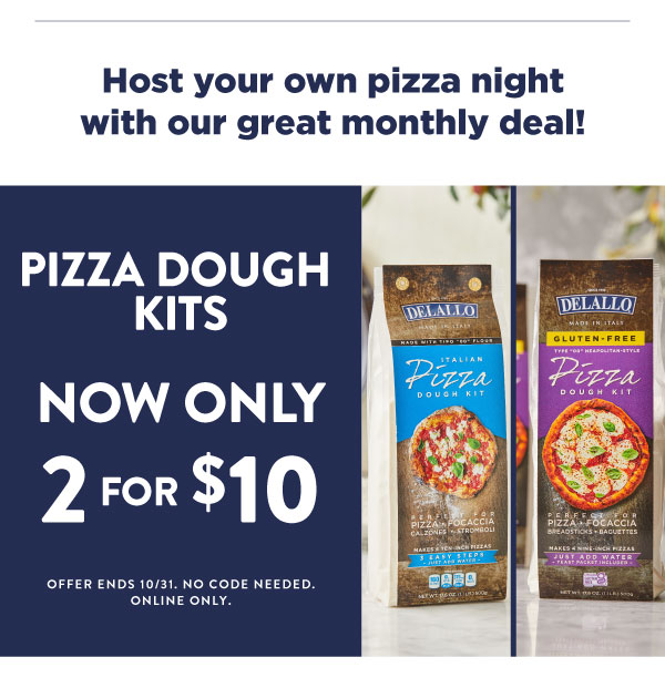 Shop pizza dough kits