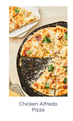 Chicken Alfredo Pizza