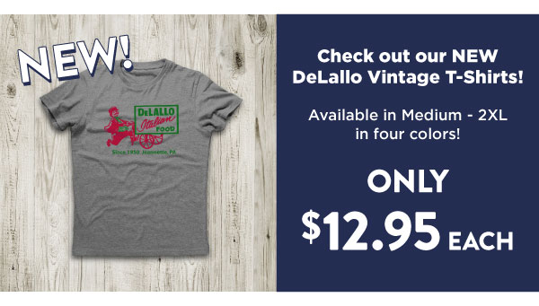 DeLallo Italian Food Vintage Style T-Shirt