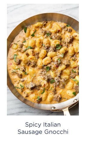 Spicy Italian Sausage Gnocchi