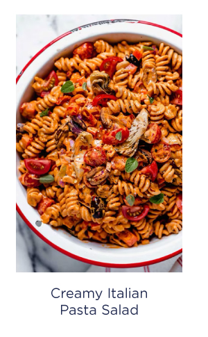 Creamy Italian Pasta Salad